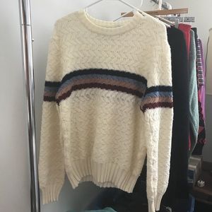 Vintage • men's striped sweater